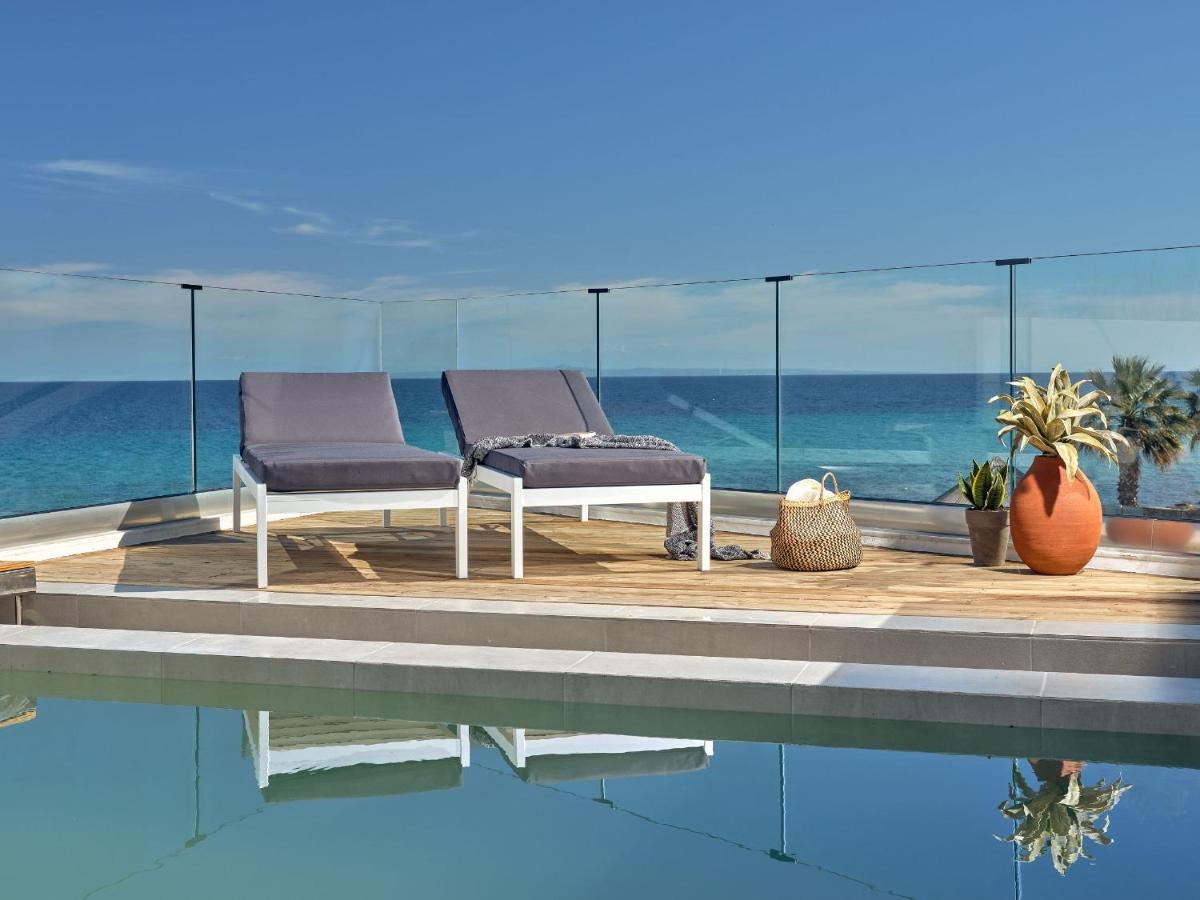 Oceanis Suites With Private Heated Pools And Sea View, By Zantewize Kypseli Ngoại thất bức ảnh